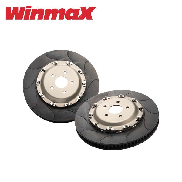 WinmaX ウィンマックス ブレーキローター シックルスリット仕様 フロント用 ベル有り GT-R...