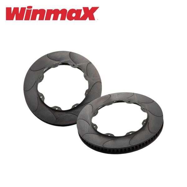 WinmaX ウィンマックス ブレーキローター シックルスリット仕様 リア用 ベル無し GT-R R...
