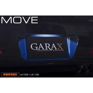 GARAX ギャラクス LEDナンバーランプ ムーヴ LA100S LA110S 10/12〜