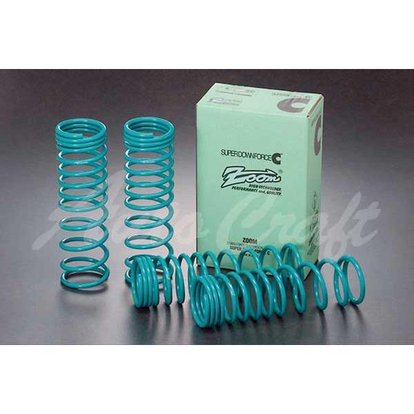 ZOOM ズーム スーパーダウンフォースC 1台分セット ダウンサス アコード CD5 H5.9〜H...