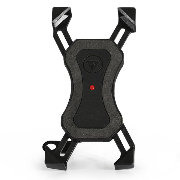 ワンタッチ固定スマホホルダー バイク用 スマートフォンホルダー バイクナビ ハンドル ミラー マウン...