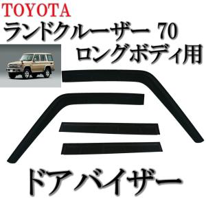 トヨタ（TOYOTA） ランドクルーザ 70 系 ドアバイザー サイド
