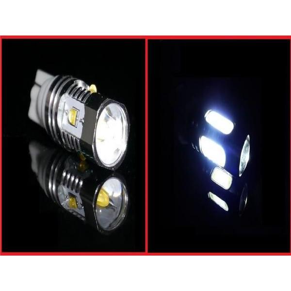 T10 LED バルブ 25W CREE chip 白 ウェッジ LED SMD ナンバー灯 ルーム...