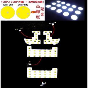 フィットシャトル GG7 ルームランプ SMD64発 5050chip 白 送料無料｜auto-parts-jp