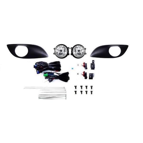 トヨタ ヴィッツ VITZ 90 系 後期用 純正タイプ フロント フォグランプ 左右 フルセット ...