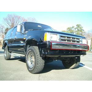 日産 テラノ D21 系 後期 93y-95y クローム メッキ フロント バンパー
