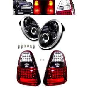 MINI ミニクーパー R50 R52 R53 インナーブラック LEDイカリング