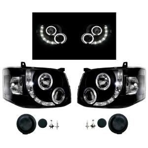 ハイエース 200系 3型 KDH211K KDH221K LED イカリング プロジェクター