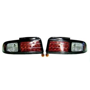 日産 シルビア S14 LED クリスタルクローム テール ランプ SET