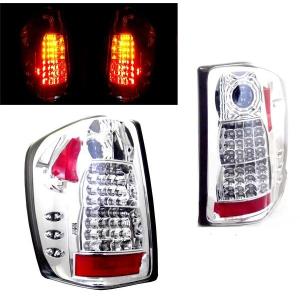 クライスラー 300 300C 前期 オールスモーク リア フル LED ファイバー