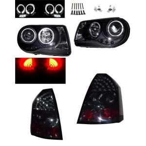 日本光軸仕様 クライスラー 300C インナーブラック 6連 LED