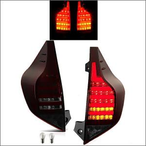 アクア NHP10 インナー ブラック ファイバー LED テールランプ 流れる