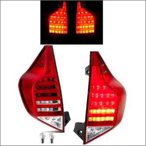 三菱 デリカ D5 流れる ウィンカーファイバー リア LED