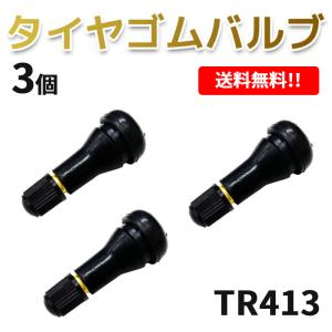 TR413 エアバルブ 10個 ゴムバルブ バルブコア付き キャップ付き