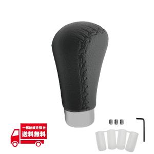 三菱（MITSUBISHI） ○純正部品三菱 デリカD:5アルミ 本革シフトノブ