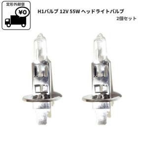 H1 バルブ 12V 55W ヘッドライトバルブ ハロゲンランプ 2個 複数 同梱OK 交換用 新品 2球 定形外発送 送料無料｜auto-parts-jp