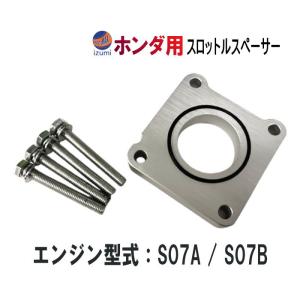 ホンダ用 スロットルスペーサー スロットルボディスペーサー スロットル  スペーサー ガスケット アルミ エンジン型式 S07A S07B 燃費向上