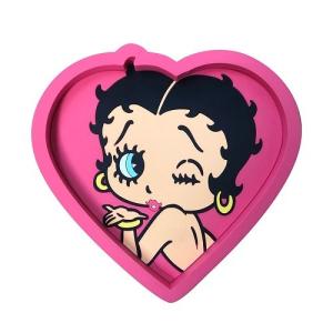 ベティブープ Betty Boop ラバー トレイ ピンク 小銭 交換無料 アクセサリー入れ 小物 Rubber 鍵 Tray キー コイン
