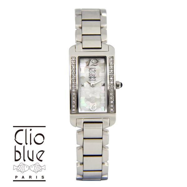 Clio Blue クリオブルー レディース 腕時計 Cb006.22.1B Mosaic 天然シェ...