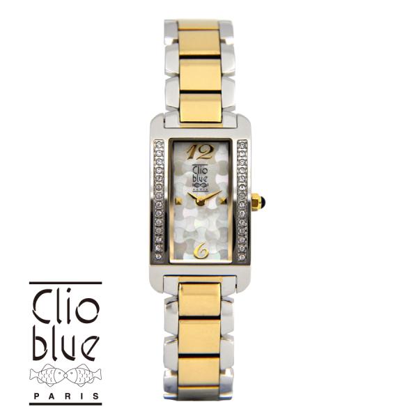 Clio Blue クリオブルー レディース 腕時計 Cb006.23.1B Mosaic 天然シェ...
