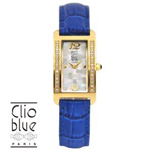 【新品未使用】 Clio blue 腕時計 Clio blue クリオブルー 時計 2タイム レディース シルバー925