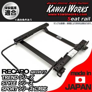 RECARO レカロ　シート　SP-J  アルティスタレッド　運転席　H系アルトワークス用　シートレール付き カワイ製作所 アルトワークス HA36S シートレール 運転席 RECARO TREND