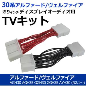 ac532 トヨタ(T8101) 30系 アルファード ヴェルファイア/TVキット/9インチ ディスプレイオーディオ用/互換品｜autoagency