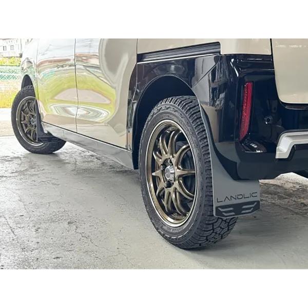 LANDLIC ランドリック マッドフラップ LAND-DMMF-004 グレー ミツビシ デリカミ...