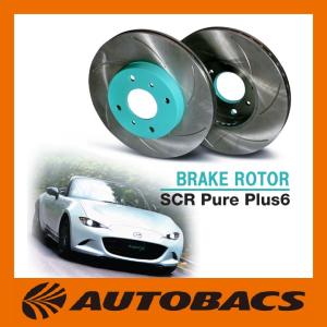 プロジェクトミュー ブレーキローター SCR Pure Plus6 無塗装タイプ リア用 2枚セット SPPF201-S6NP スバル インプレッサ インプレッサ クーペ