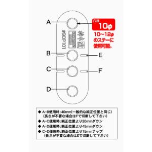 柿本改 カキモト マフラー吊りゴム ブラック ...の詳細画像1