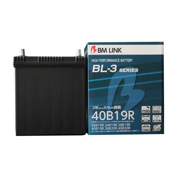 店頭受取不可:BMリンク BL-3 スタンダードバッテリー 40B19R