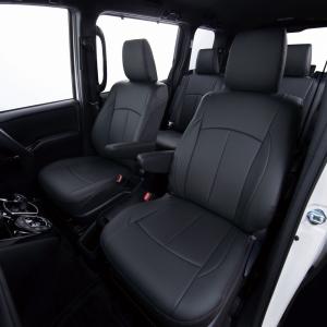 Clazzio 車種専用シートカバー ABオリジナルスタイリッシュタイプ ET-1502 アルファード/ヴェルファイア ブラック×ワインステッチ　