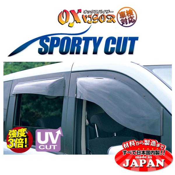 ZOOPROJECTオックスバイザースポーティカットリア用OXR-824ホンダフィット/フィットシャ...