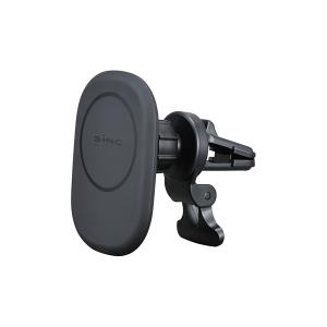 SEIWA マグネット無線充電器ホルダー AC車載 D601