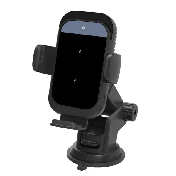 Kashimura カシムラ KW-51 Qiワイヤレスホルダー 冷却ファン付 吸盤取付タイプ