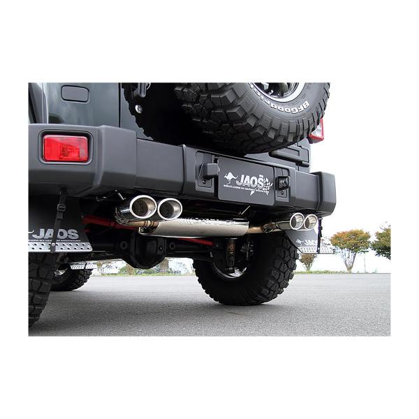 JAOS ジャオス マフラー BATTLEZ ZS-4 オーバル B703901 Jeep ラングラ...