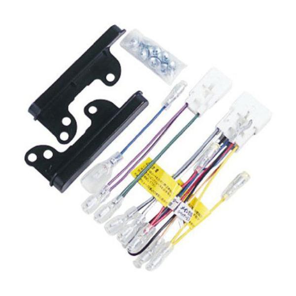 ナビック　トヨタ/ダイハツ/スバル車用　配線コードキット(10P・6P)　200mm幅対応パネル付　...