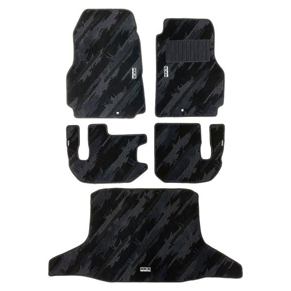 HKS エッチケーエス フロアマット＆ラゲッジマットセット 53001ーAN011 ブラック トヨタ...