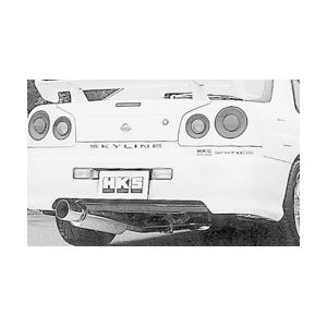 HR34/ER34/ENR34スカイライン（4ドア）◇115φチタンテール砲弾Ti