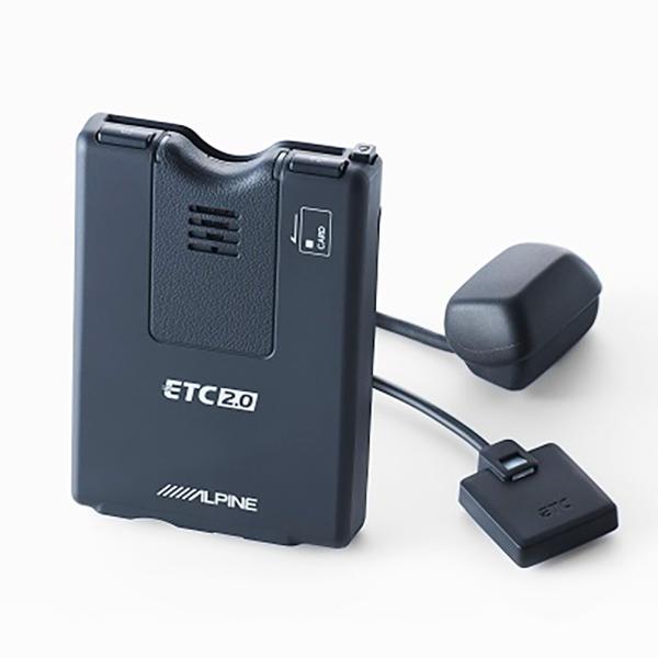 アルパイン ALPINE HCE-B120V アンテナ分離型ETC2.0 2020年製アルパインカー...