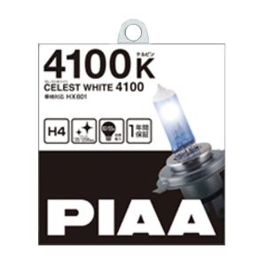 【在庫有】PIAA　セレストホワイト4100　HX601　4100K　H4｜autobacs