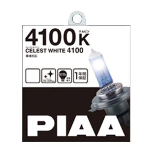 【在庫有】PIAA　セレストホワイト4100　HX606　4100K　H7｜autobacs