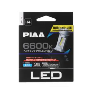 【在庫有】PIAA　ヘッド＆フォグ用LEDバルブ　LEH170　6600K　H4｜autobacs