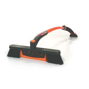 クレトム ハイブリッドカーブ伸縮ブラシ WA-216 オレンジ／ブラック