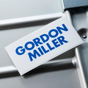 GORDON MILLER （ゴードン ミラー） STICKER 120×60 ホワイト×ブルーの商品画像