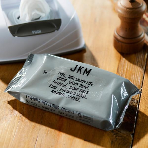 JKM 除菌ウェットティッシュ ピロータイプ ラベンダー 40枚