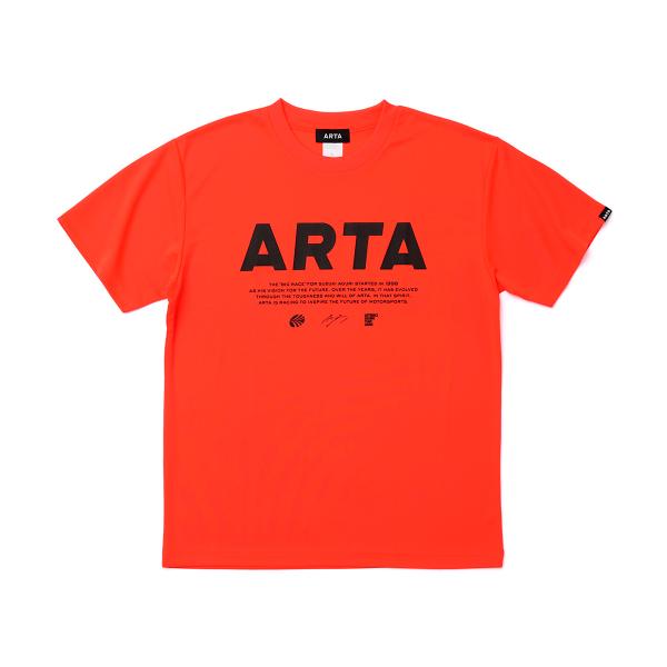 ARTA&amp;STATEMENT ロゴ ドライ Tシャツ XL  オレンジ