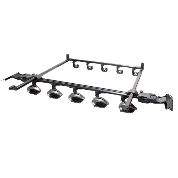 YACVISOA80系ノア・ヴォクシー・エスクァイア専用ロッドホルダー5本用UNV1Fブラック