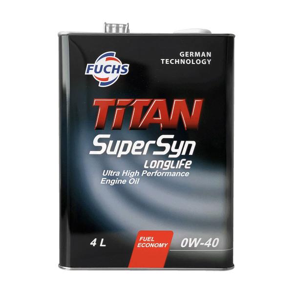 FUCHS TiTAN SuperSyn LongLife 0W40 4L 全合成油