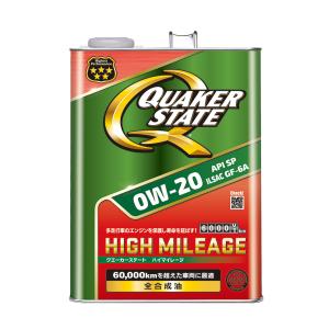 QUAKER STATE HIGH MILEAGE 0W-20/SP/GF-6A/4L 全合成油｜autobacs